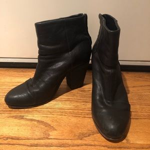 Rag and Bone Classic Newbury Black Boot sz 41